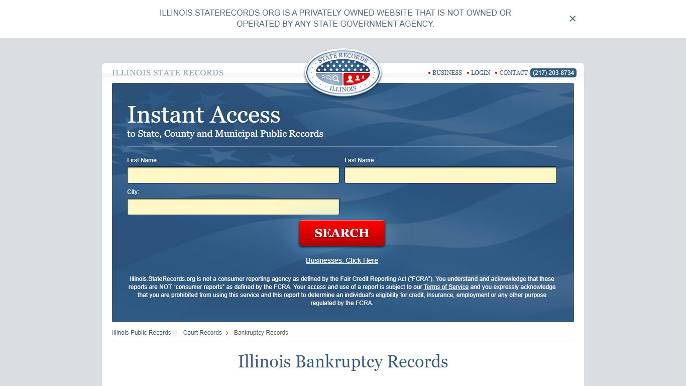 Illinois Bankruptcy Records | StateRecords.org
