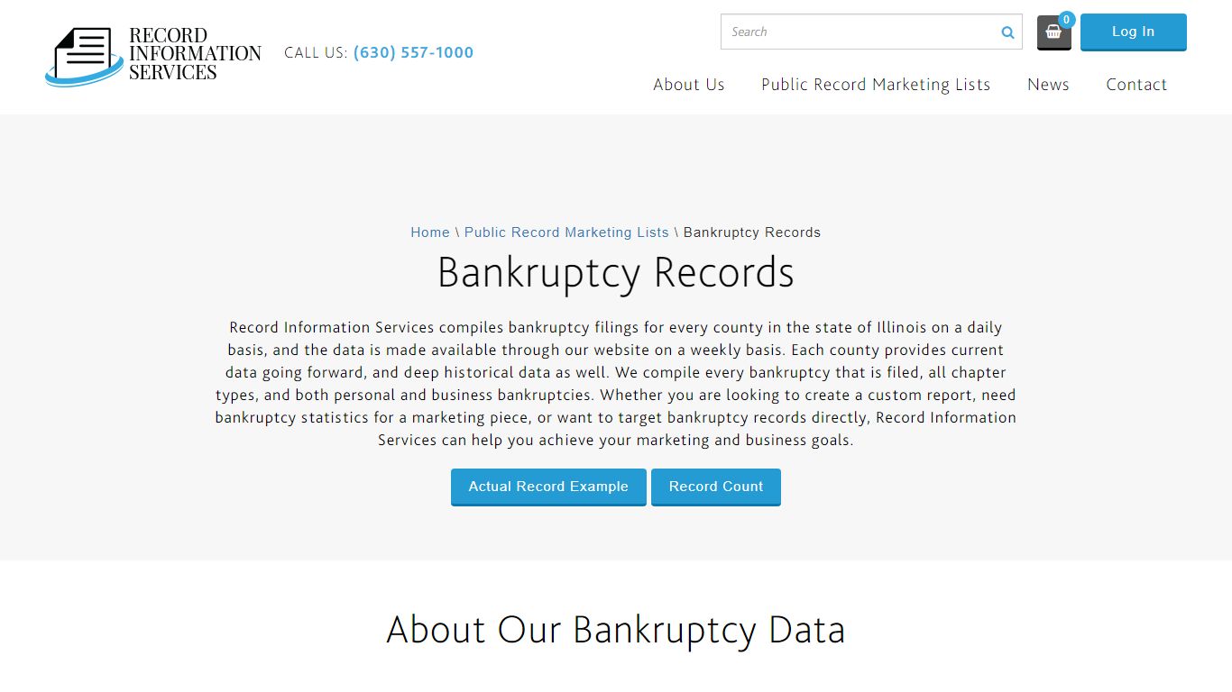Bankruptcy Records | Record Information Services